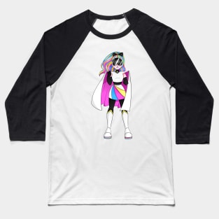 CMYK Inspired Superhero Baseball T-Shirt